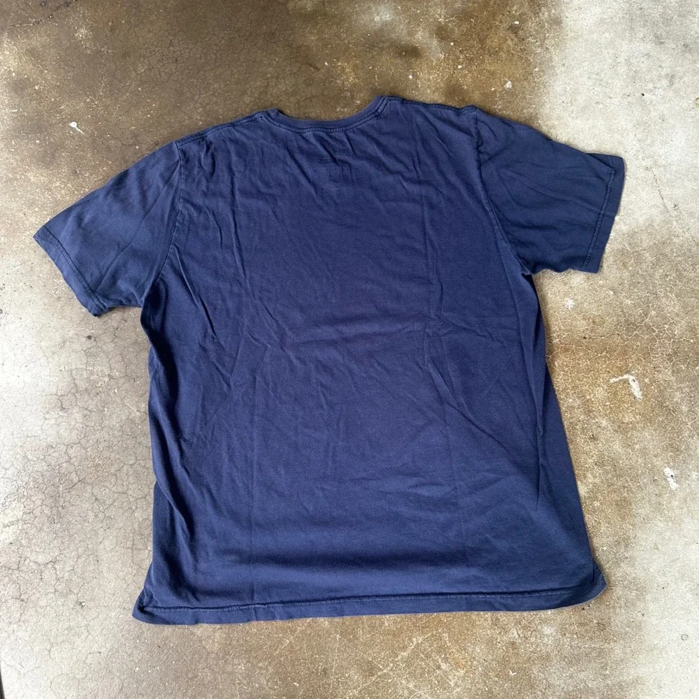 Nike T-Shirt Mens XL Navy Blue Performance  Embroidered Swoosh Logo Regular Fit